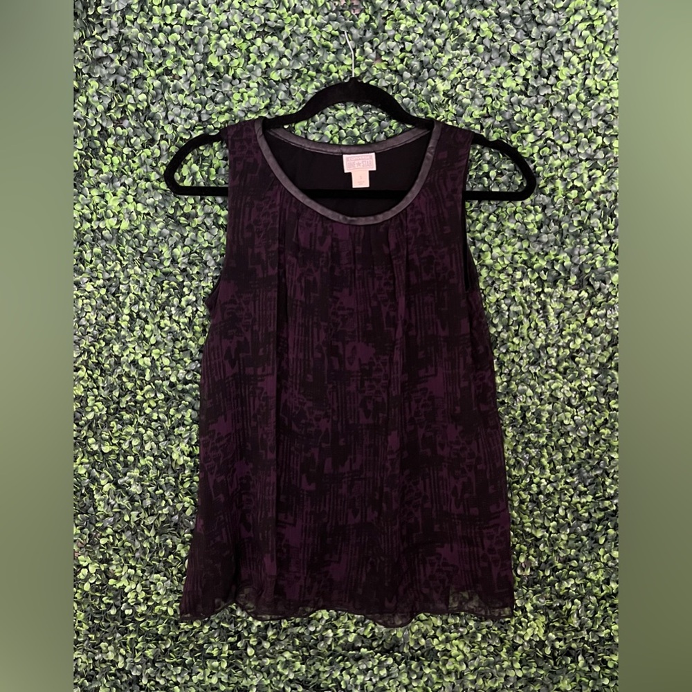 Black and Purple Top